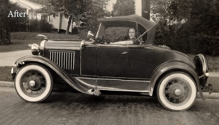 Photo of car restored
