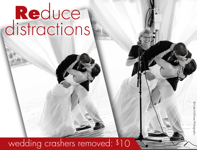 Wedding crashers removed: Just $5
