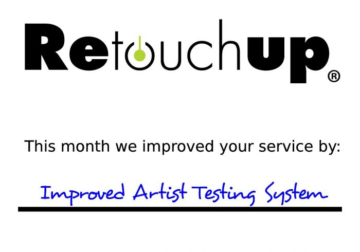 RetouchUp - This month we improved your service by